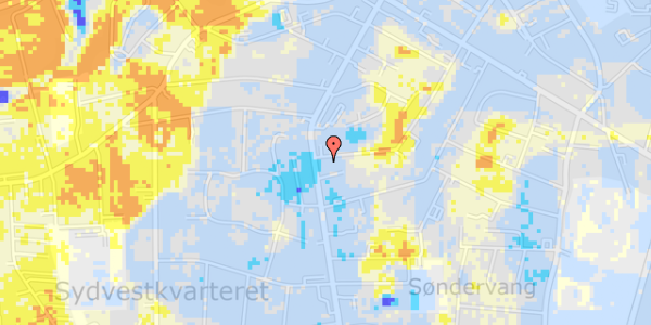 Ekstrem regn på Haderslevvej 89B