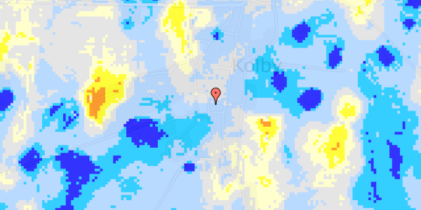 Ekstrem regn på Kolby Hovedgade 48B, . b