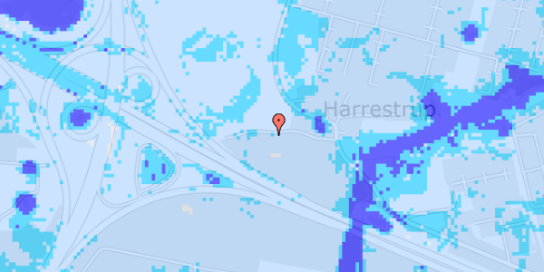 Ekstrem regn på Harrestrupvej 166