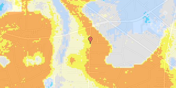 Ekstrem regn på Stengårds Alle 8, st. c