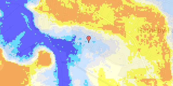 Ekstrem regn på Baroniet 60