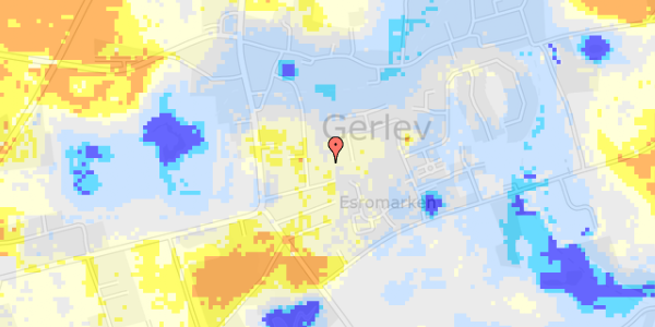 Ekstrem regn på Esrogårdsvej 109