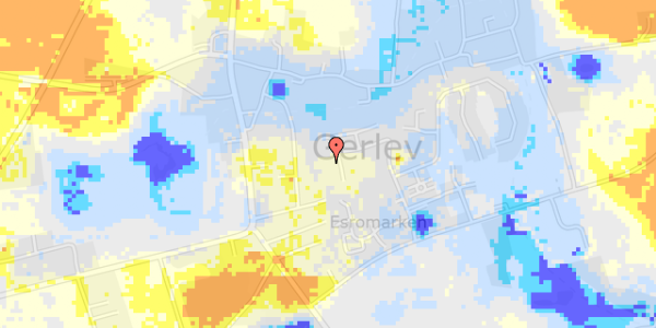 Ekstrem regn på Esrogårdsvej 127