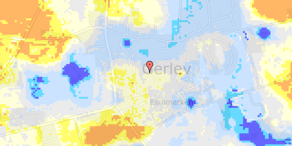 Ekstrem regn på Esrogårdsvej 133