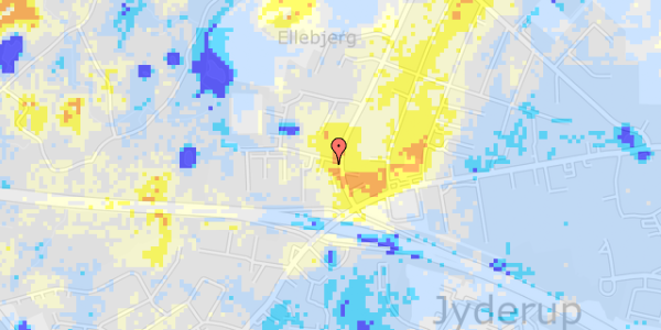 Ekstrem regn på Skovbrynet 1B