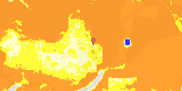 Ekstrem regn på Houvej 55