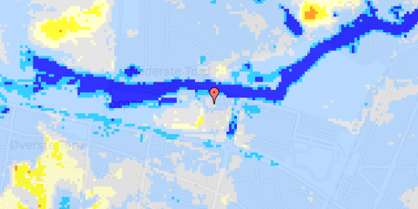 Ekstrem regn på Torphusene 56