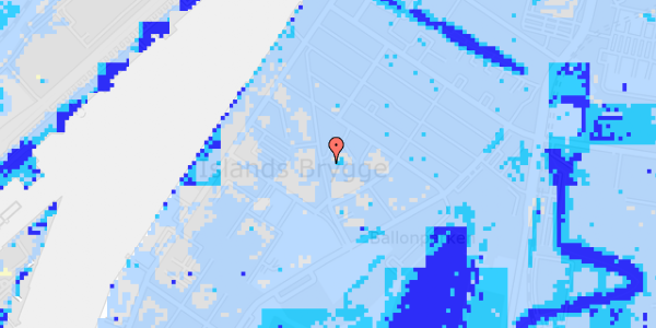 Ekstrem regn på Snorresgade 17, 6. 