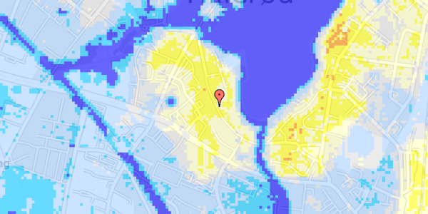 Ekstrem regn på Slotsgade 27A