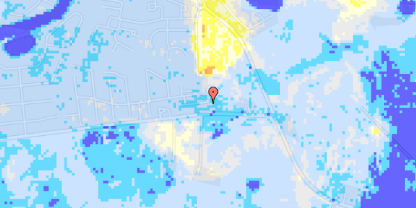 Ekstrem regn på Østergårds Alle 72