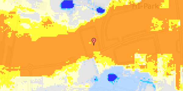 Ekstrem regn på Transportcenter Alle 14