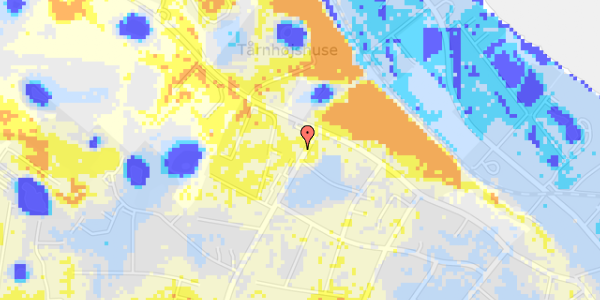 Ekstrem regn på Gefionsvej 2A, st. 7