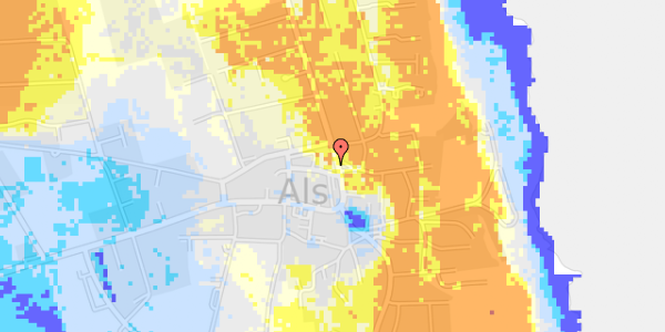 Ekstrem regn på Øster Hurupvej 3, st. 