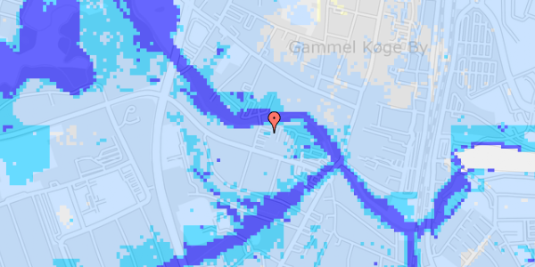 Ekstrem regn på Blegdammen 10