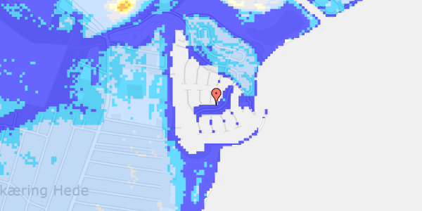 Ekstrem regn på Kaløvig Bådehavn 654