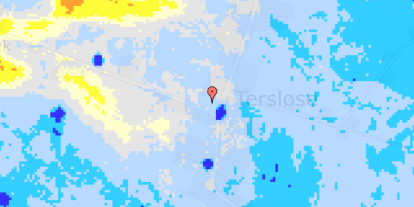 Ekstrem regn på Skellebjergvej 2