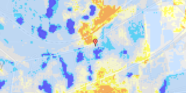 Ekstrem regn på Skovdiget 147