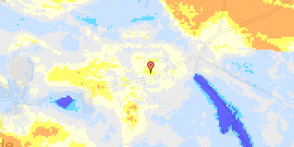 Ekstrem regn på Floutrupvej 19A