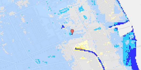 Ekstrem regn på Lergravsvej 51A, 5. th