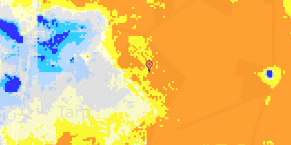 Ekstrem regn på Landlystvej 92