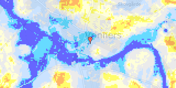 Ekstrem regn på Brugsbakken 7