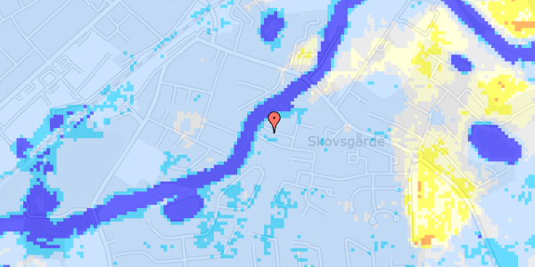 Ekstrem regn på Skovsgårdsvej 44