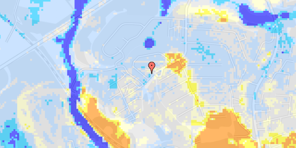 Ekstrem regn på Helenelyst 284