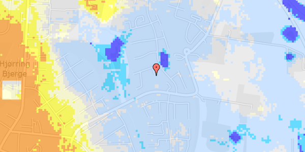 Ekstrem regn på H C Andersens Vej 145