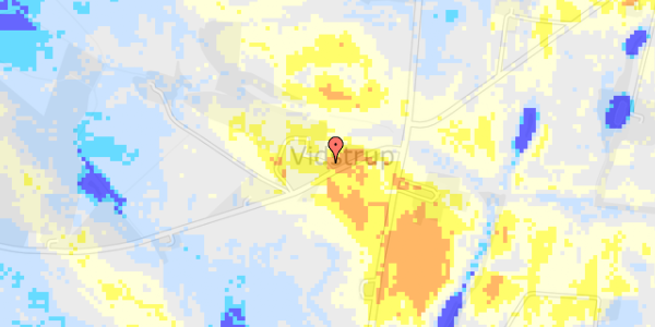 Ekstrem regn på Stougårdsvej 15