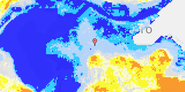 Ekstrem regn på Adelgade 40