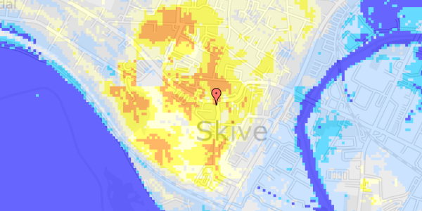 Ekstrem regn på Søndergade 2G