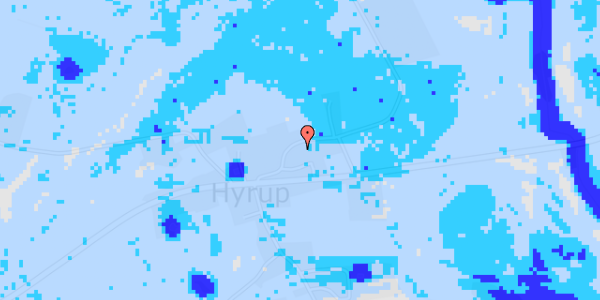 Ekstrem regn på Langbjergvej 4A