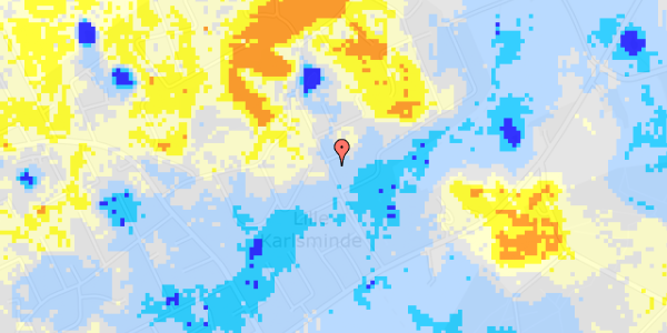 Ekstrem regn på Hesseløvej 18