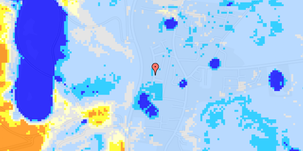 Ekstrem regn på Flintebjergvej 38