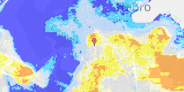 Ekstrem regn på Søndergade 3B, 2. 