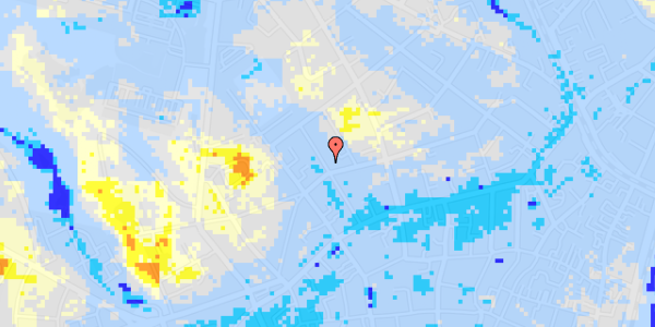 Ekstrem regn på Lollandsgade 44, kl. 