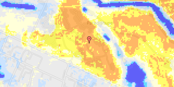 Ekstrem regn på Løbegangen 55