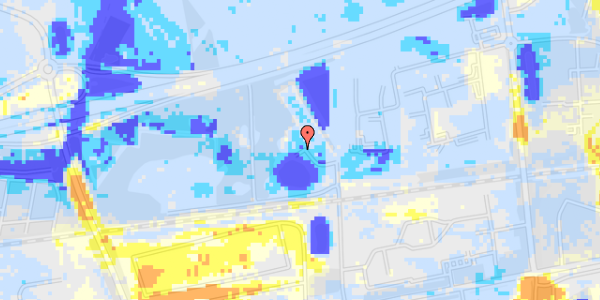 Ekstrem regn på Hovedgaden 610C