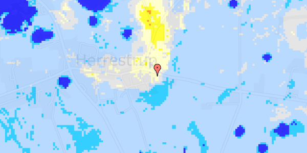 Ekstrem regn på Egebjergvej 371