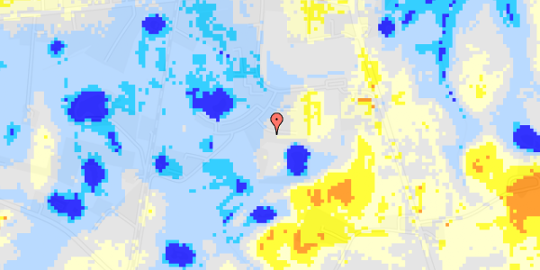 Ekstrem regn på Majas Vej 25