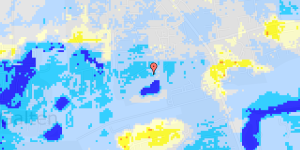 Ekstrem regn på Ellehammers Alle 24