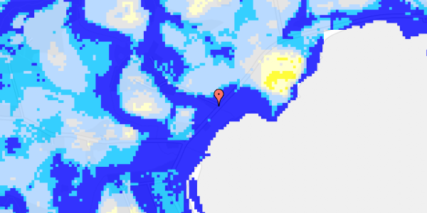 Ekstrem regn på Strandvejen 208