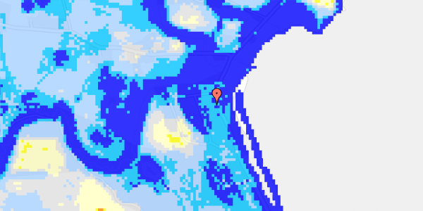 Ekstrem regn på Strandvejen 222