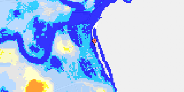 Ekstrem regn på Strandvejen 233