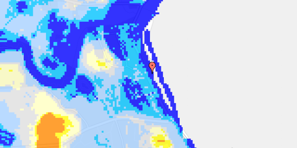 Ekstrem regn på Strandvejen 237