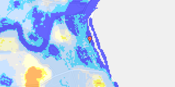 Ekstrem regn på Strandvejen 238