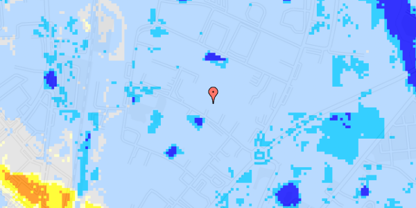 Ekstrem regn på Niels P Thomsens Vej 6, st. 