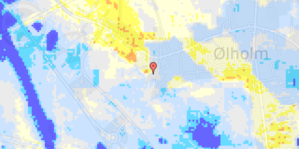 Ekstrem regn på Vestervang 6