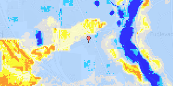 Ekstrem regn på Kongevejen 55