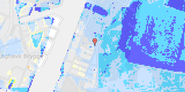 Ekstrem regn på Drechselsgade 12, 1. 1